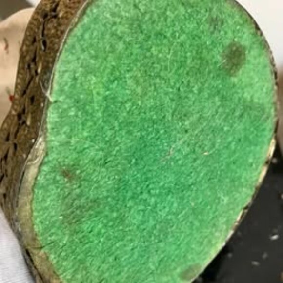 Vintage Antique Chalk Ware Woman Figure Brass Base Table Desk Lamp Works Used - Picture 7 of 8